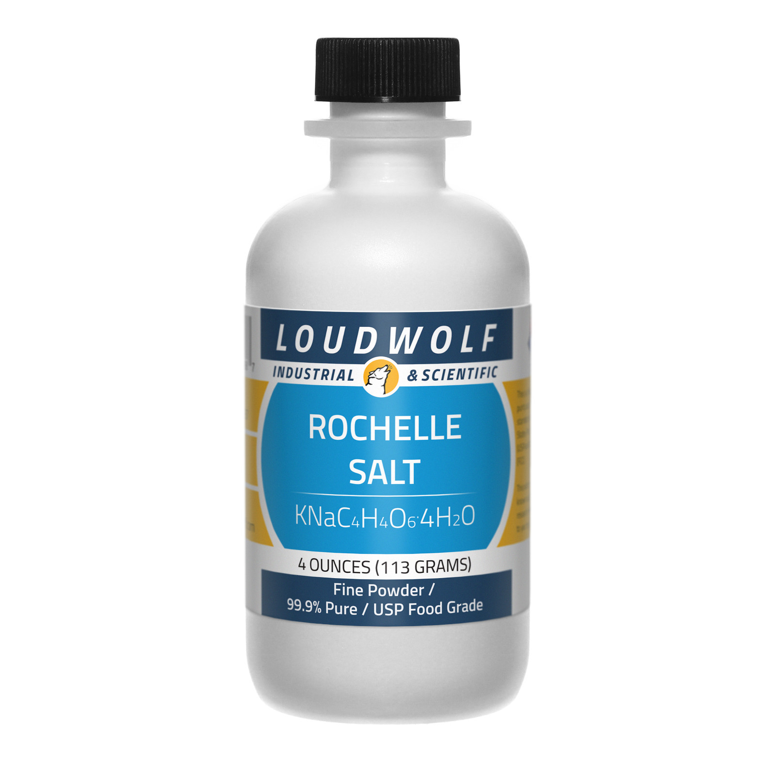 Rochelle Salt, 4 Oz, Pure Food Grade, Sturdy Bottle SHIPS SAME DAY