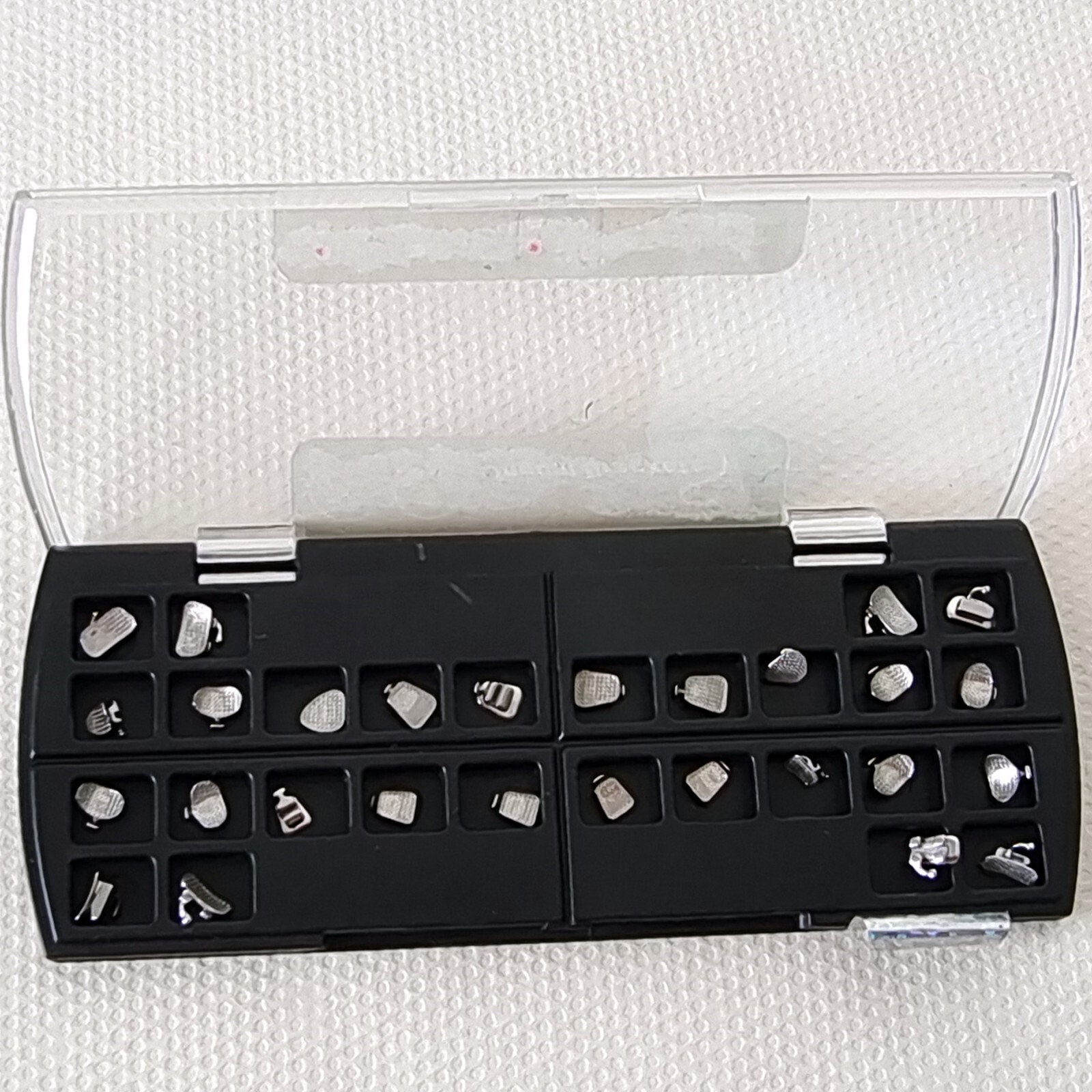 Dental Orthodontic Metal Lingual Brackets Brace Buccal Tubes 28pcs/set