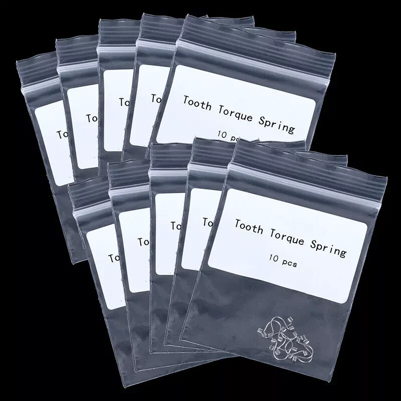 10 Pcs/bag Dental Orthodontic Anterior Torque Rectangular Torquing Spring L/M/S