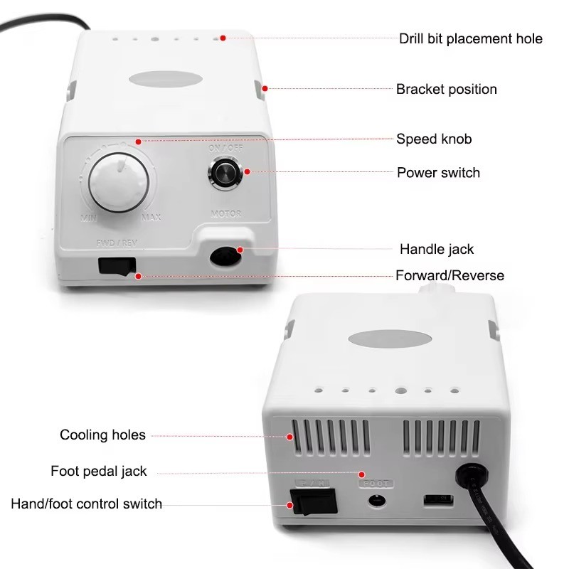 M4 Electric Dental Engraving Machine Brushed Polishing for Jade Metal Dentures