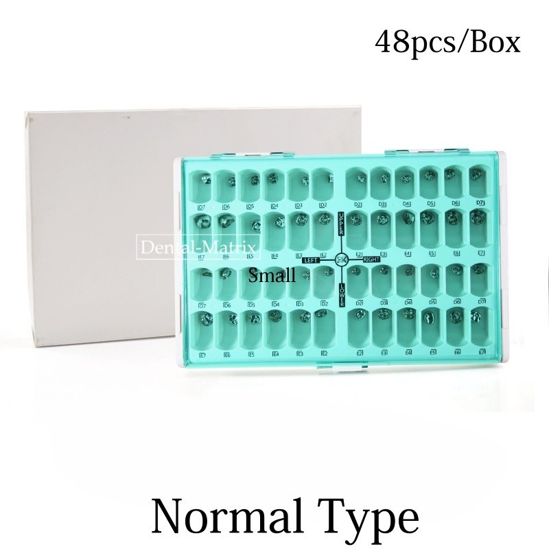 48 Sizes Dental Kids Crown stainless steel Primary Molar Pediatric Crowns Kit