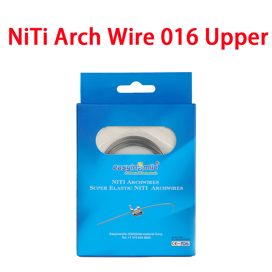 Dental Orthodontic NITI Arch Wires Braces Teeth Wire 12/14/16 10 bag Easyinsmile