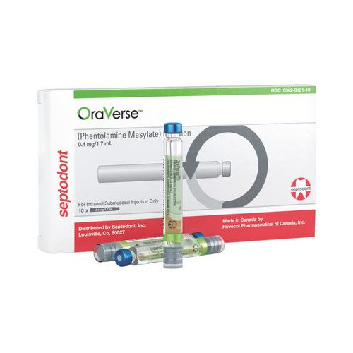 Septodont 0362-0101-10 OraVerse Phentolamine Mesylate
