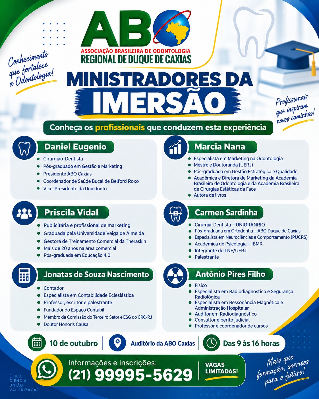 Palestrantes da Imersão